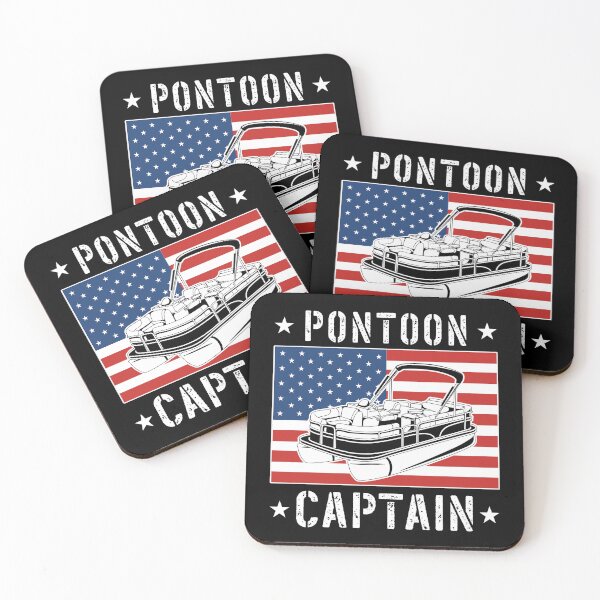 Item preview, Pontoon Captain Patriotic Life is Better on a Boat Boater designed and sold by TM-Multidesign.