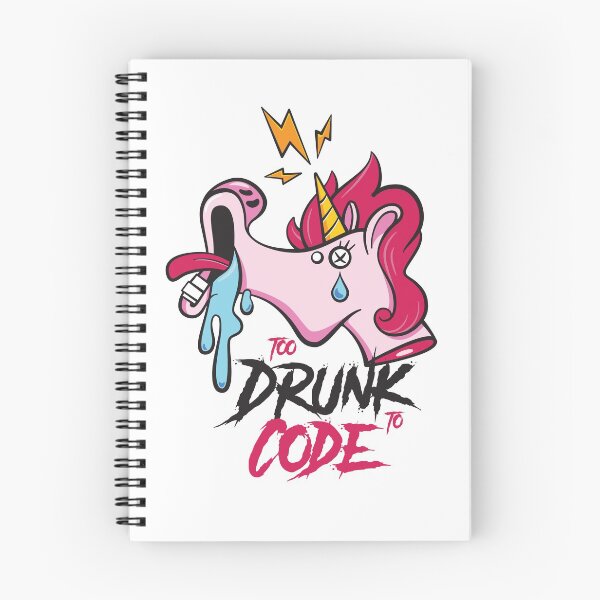 Item preview, Too Drunk to Code designed and sold by Charlize Cape.