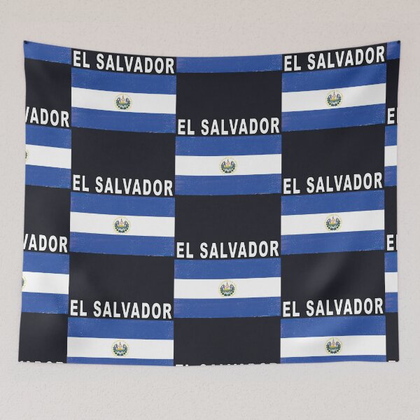 Item preview,  El Salvador Distressed Flag Game Team Design designed and sold by merchhost.