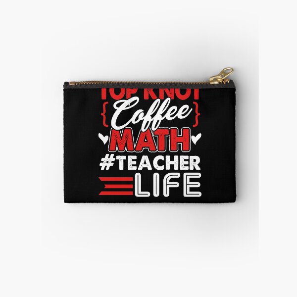 Item preview, Math Teacher Top Knot Coffee Math Teacher Life designed and sold by UnknownArtistt.