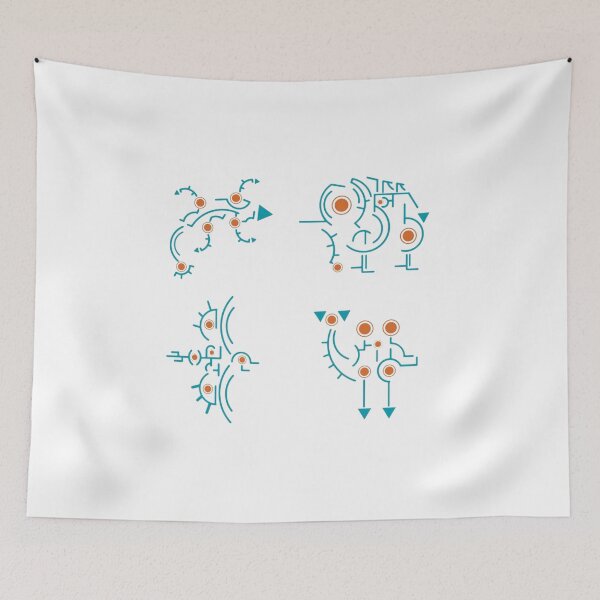 Item preview, divine beasts blue designed and sold by TylerPoole.