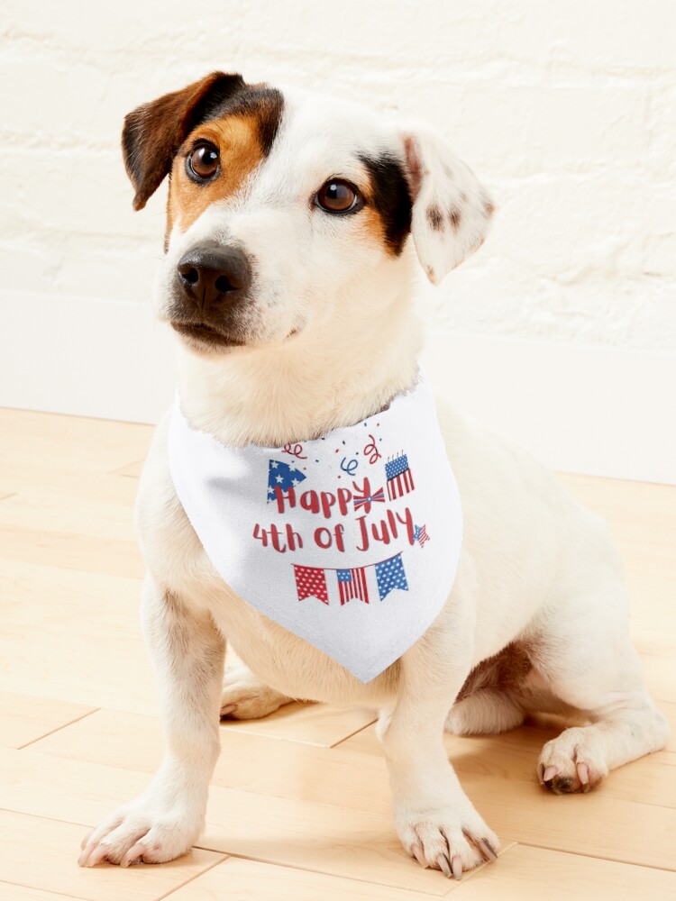 4th of hotsell july dog bandana