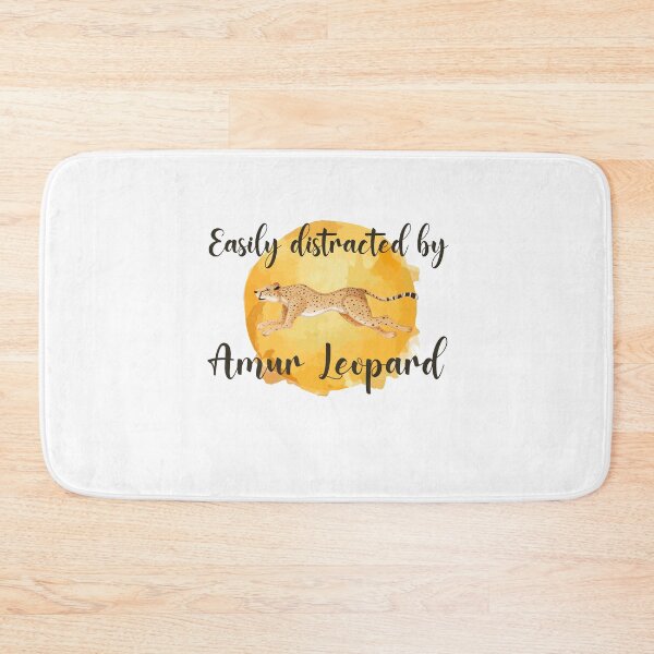 Item preview, Easily Distracted by Amur Leopard designed and sold by ErmessThiings.