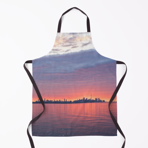 Item preview, Wonderfully Layered Sunrise - Splendiferous Sky over Lake Ontario and Toronto Skyline designed and sold by Georgia Mizuleva.