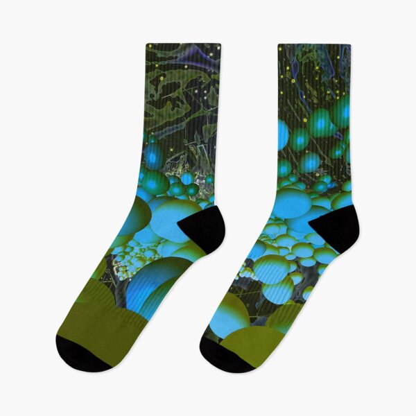 Item preview, Green-blue Bubbles in Space designed and sold by PanthersDream.