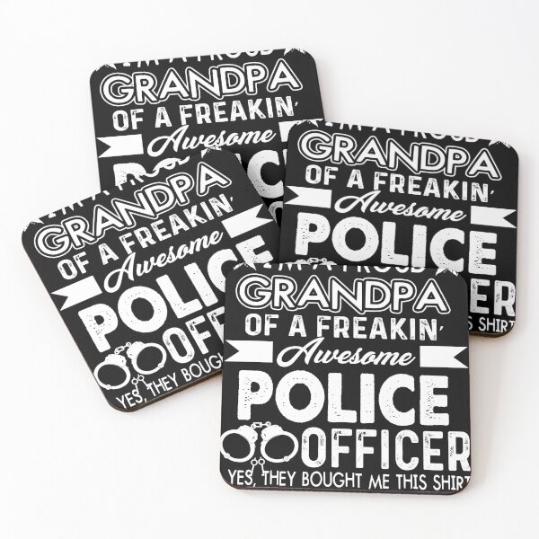 Item preview, Proud Grandpa Of A Freakin Awesome Police Officer  designed and sold by UnknownArtistt.