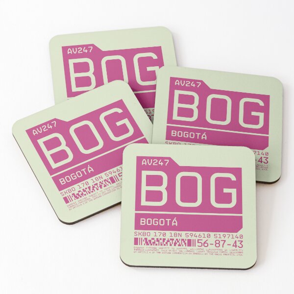 Artikelvorschau, Luggage Tag C - BOG Bogota Colombia entworfen und verkauft von VoodooCircus.
