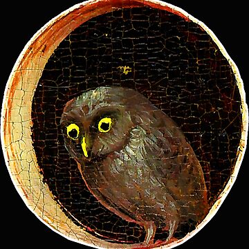 Artwork thumbnail, Hieronymus Bosch Owl Garden Of Earthly by CBprintArtStore
