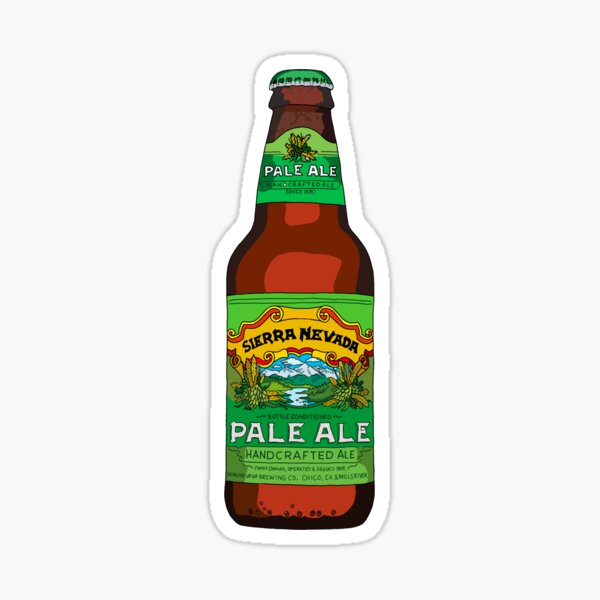 "Sierra Nevada Pale Ale Beer" Sticker for Sale by blakiecake98 Redbubble