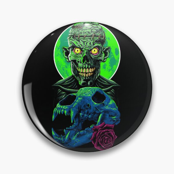 Item preview, skull zombie with flower designed and sold by albertocubatas.