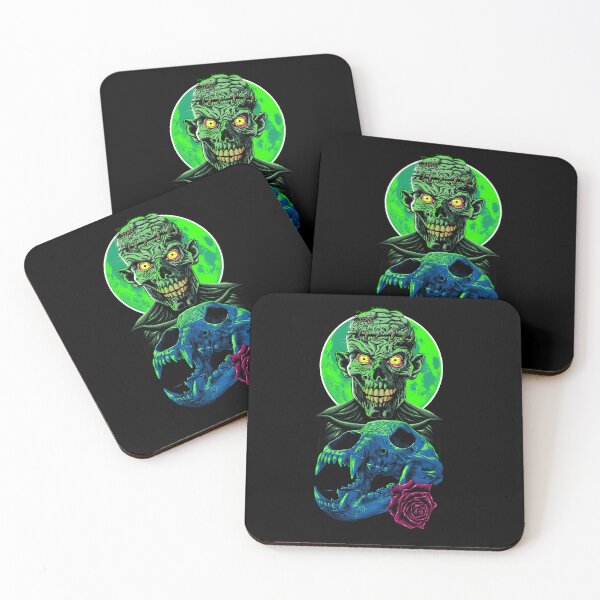 Item preview, skull zombie with flower designed and sold by albertocubatas.