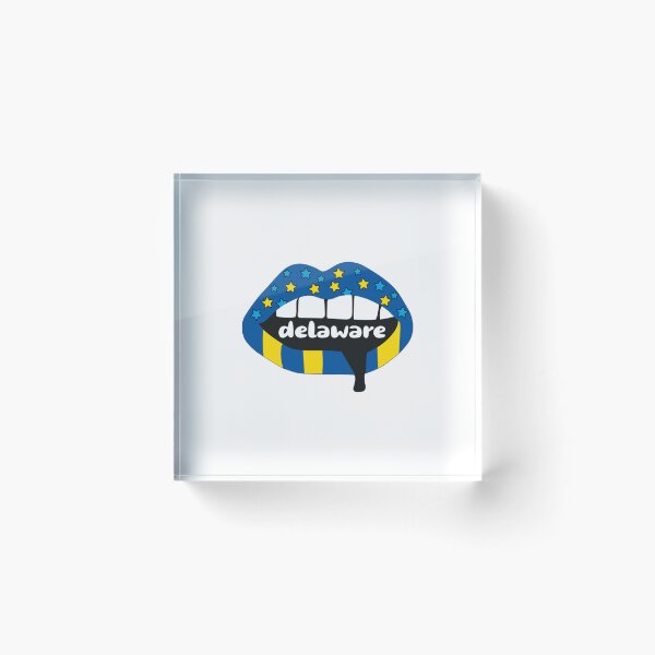 Item preview, University Of Delaware PillowDelaware Lips designed and sold by WhiteHusdon.