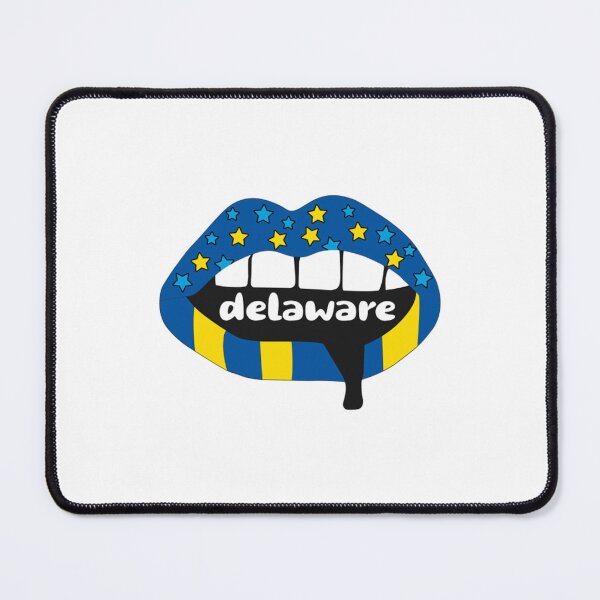 Item preview, University Of Delaware PillowDelaware Lips designed and sold by WhiteHusdon.
