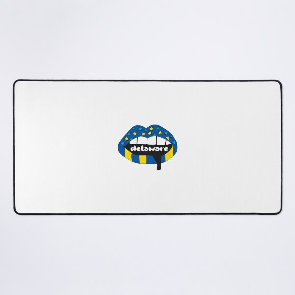 Item preview, University Of Delaware PillowDelaware Lips designed and sold by WhiteHusdon.