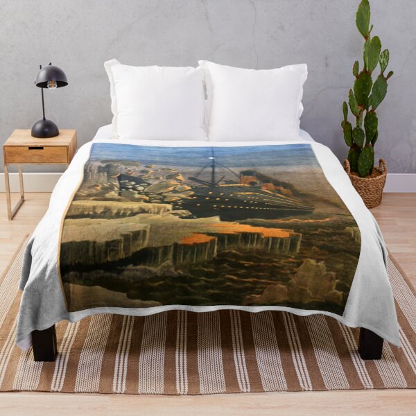 Item preview, Titanic PillowTitanic and the iceberg  designed and sold by WhiteHusdon.
