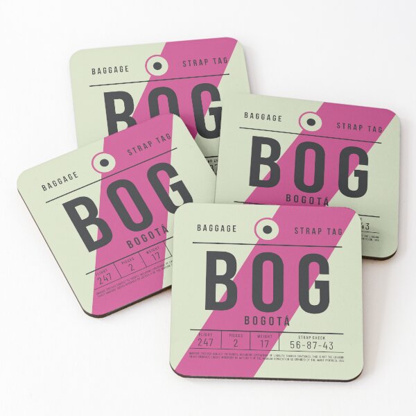 Item preview, Luggage Tag E - BOG Bogota Colombia designed and sold by VoodooCircus.