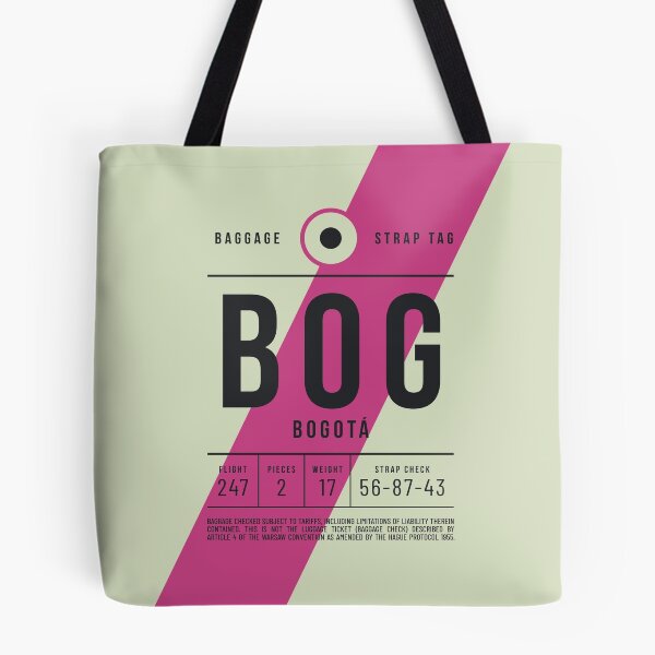 Item preview, Luggage Tag E - BOG Bogota Colombia designed and sold by VoodooCircus.