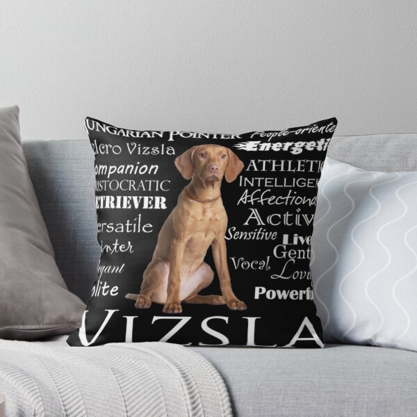 Item preview, Vizsla PillowVizsla Traits  designed and sold by WhiteHusdon.