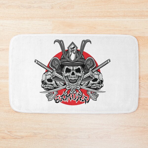 Item preview, samurai skull designed and sold by amid999.