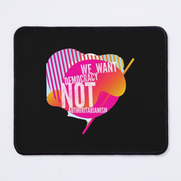 Item preview, We Want Democracy Not Authoritarianism PillowWe want Democracy, not Authoritarianism  designed and sold by WhiteHusdon.