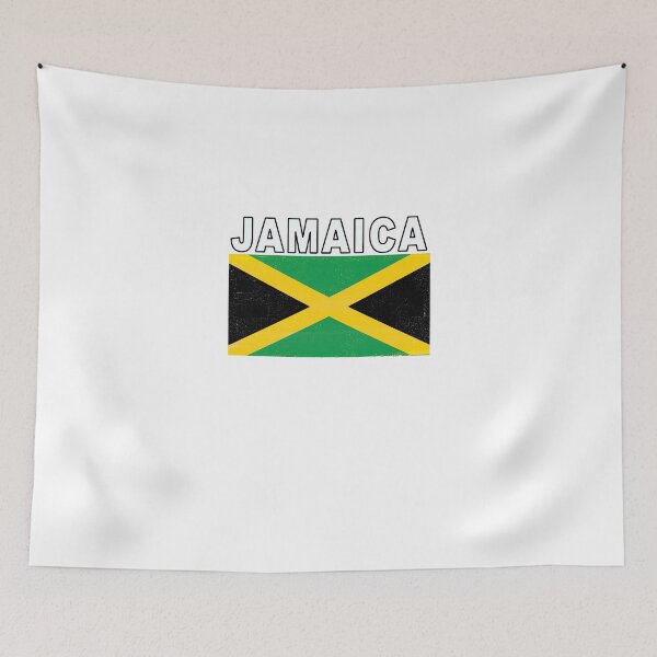 Item preview, Jamaica Distressed Flag Football Design designed and sold by merchhost.