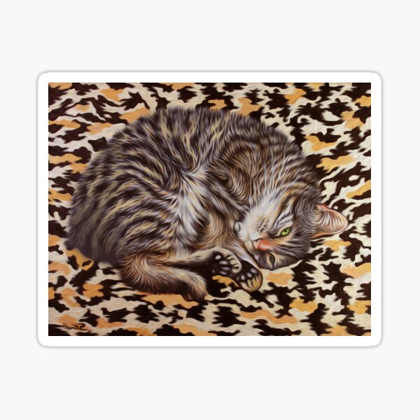 Gigi Camo - My Pet Cat Sticker