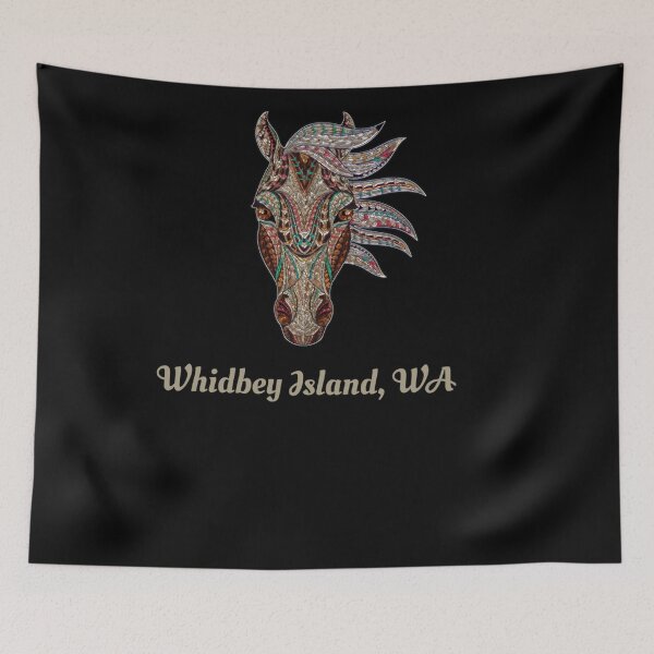 Artikelvorschau, WHIDBEY ISLAND WASHINGTON GEOMETRISCHE STAMMESLAND-KUNST entworfen und verkauft von sobriowslen.