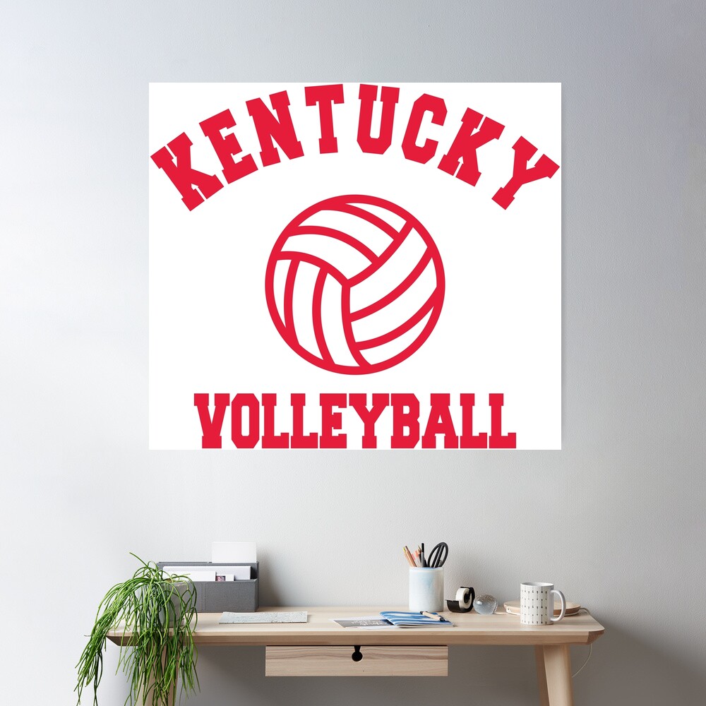 University of Louisville Volleyball Team Vintage Sports Poster