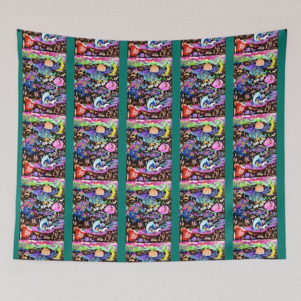 Item preview, Modern Garden of Earthly Delights, Acid Dream by Hannah High   designed and sold by CBprintArtStore.