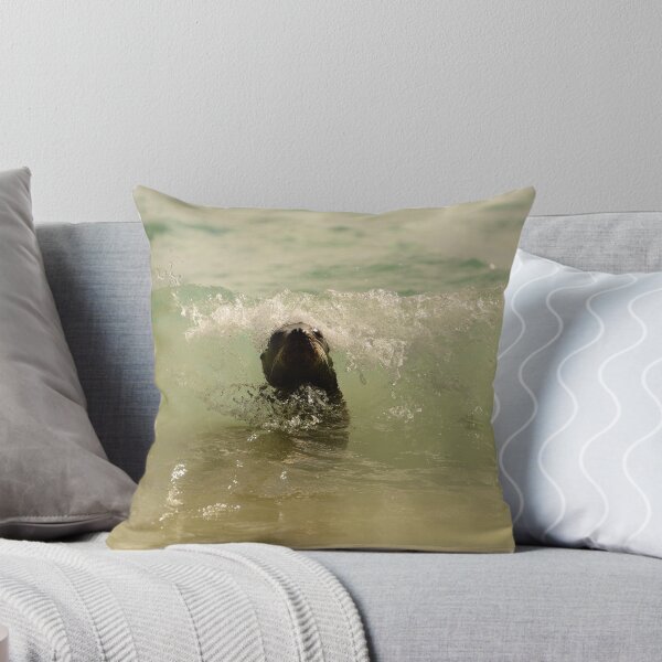 Item preview, Sea Lion in wave designed and sold by Derek McMorrine.