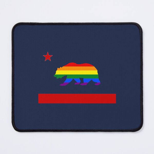 Item preview, California Bear Pride LGBT Gay Pride Rainbow Flag designed and sold by BibrasNatkho.