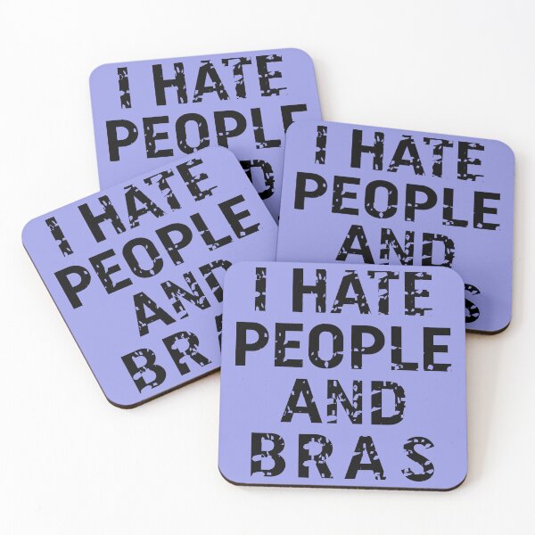Item preview, I Hate People And Bras designed and sold by Moeez Javed.