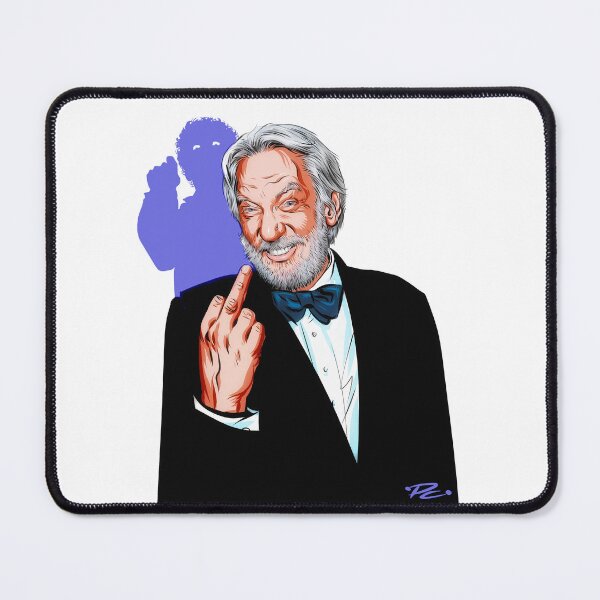 Item preview, Donald Sutherland - An illustration by Paul Cemmick designed and sold by TIGERDAVER.