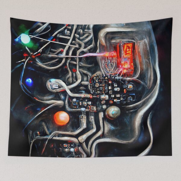 Item preview, Positronic Brain designed and sold by AM FineArtPrints.