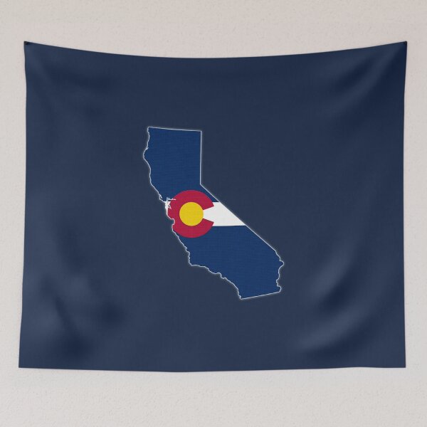 Item preview, CALIFORNIA STATE MAP COLORADO CO Flag Roots Men Women designed and sold by BibrasNatkho.