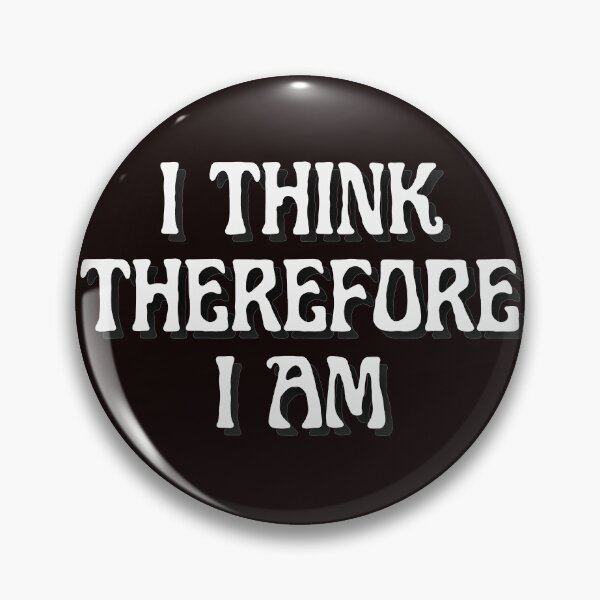 Item preview, I THINK THEREFORE I AM Quote Spiritual Healer designed and sold by jmed70.