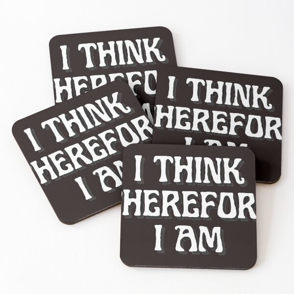Item preview, I THINK THEREFORE I AM Quote Spiritual Healer designed and sold by jmed70.