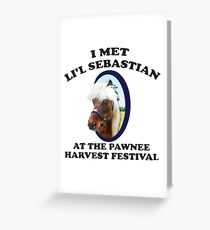 I Met Lil' Sebastian Greeting Card