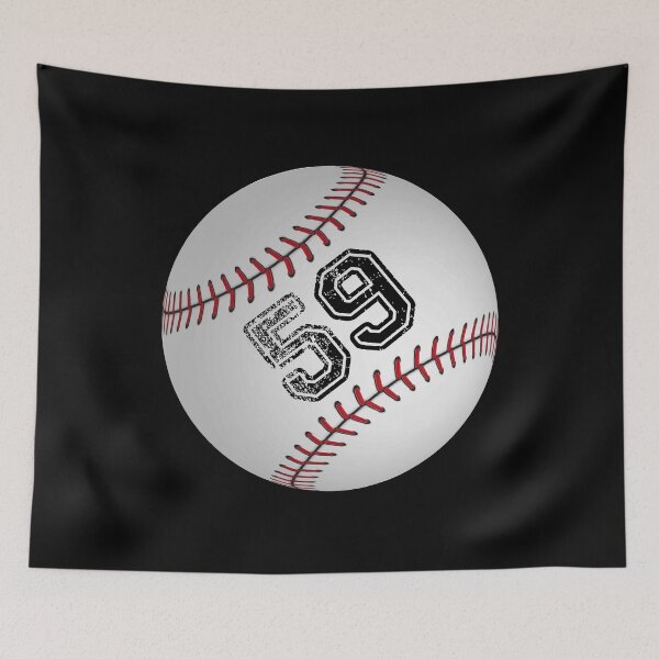 Item preview, Baseball ball number 59, fifty nine designed and sold by TheCultStuff.