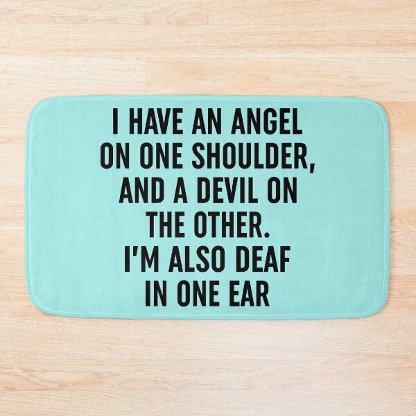 Item preview, I Have An Angel and A Devil designed and sold by Moeez Javed.