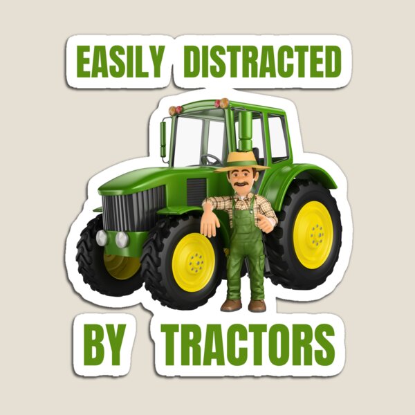 Farmer gifts Ideas : EASILY DISTRACTED BY TRACTORS' Dog