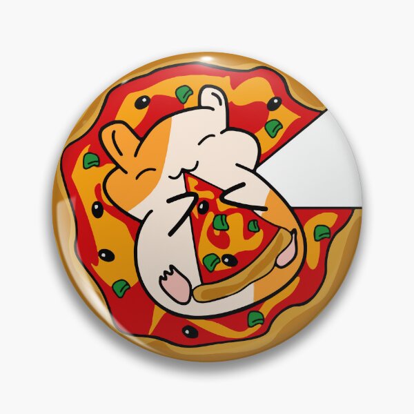 Item preview, Hamster Eating Pizza designed and sold by FerrenSmall.