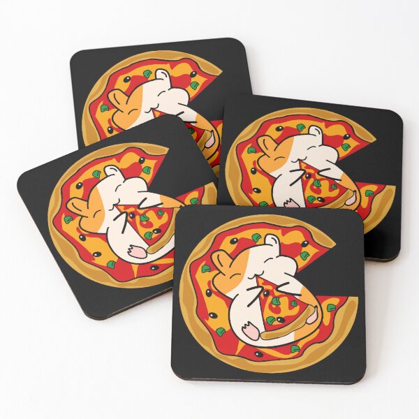 Item preview, Hamster Eating Pizza designed and sold by FerrenSmall.