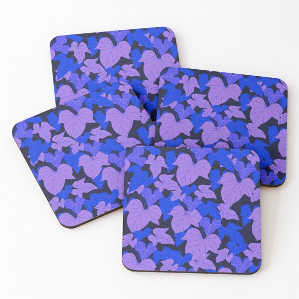 Item preview, Purple Tropical Philodendron Leaves Pattern designed and sold by GraphicsClub.