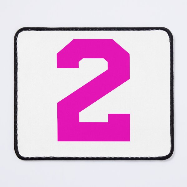 Item preview, Number 2, Pink two, Sports number 2 designed and sold by TheCultStuff.