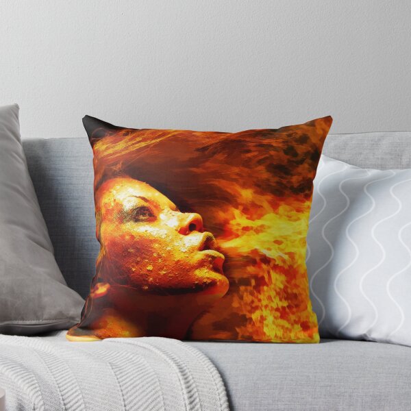 Item preview, Fractal Fire Girl Design, Burning Girl, Flaming Woman, Hot Girl On Fire, Hot Women, Flame Girl designed and sold by Christopher McCabe.