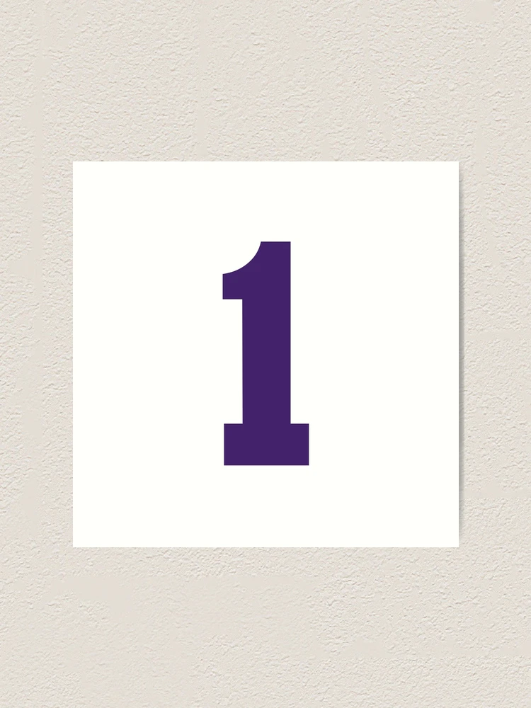 Number 1, Purple one, Sports number 1