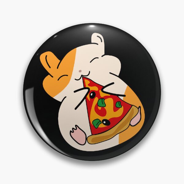Item preview, Cute Hamster Eating Pizza designed and sold by FerrenSmall.