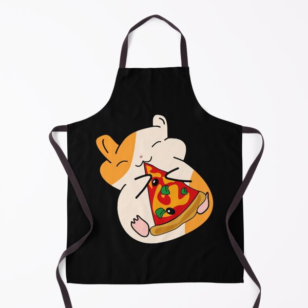 Item preview, Cute Hamster Eating Pizza designed and sold by FerrenSmall.
