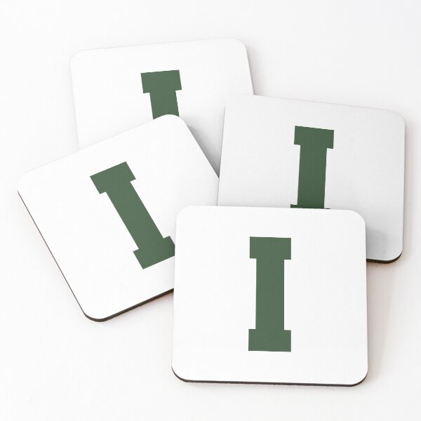 Item preview, Alphabet, Green I, Sports letter I designed and sold by TheCultStuff.